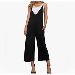 Spadehill Jumpsuit‎ Loose Fit Knit Wide Leg Pockets Slouchy Relaxed Size Medium